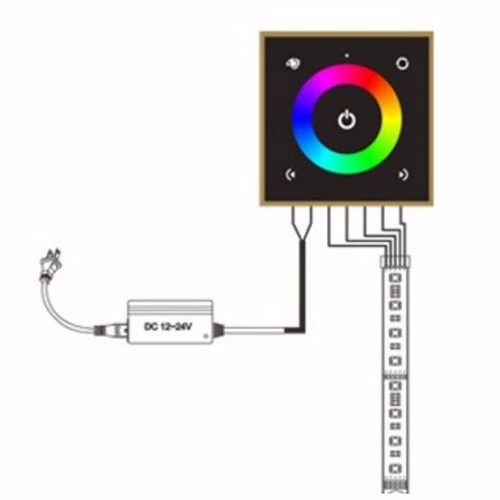 controleur led mural RGBW CTRLMURRGBW09 pic6