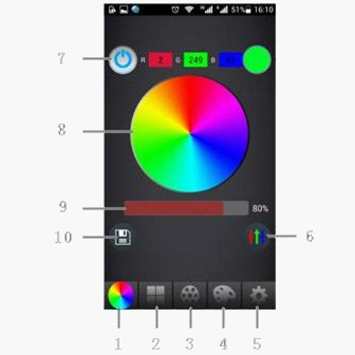 controleur led wifi 12A CTRWIFI102 pic2