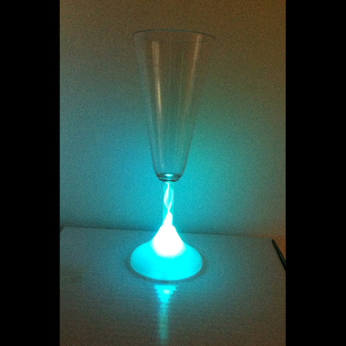 coupe a champagne lumineuse led pic5