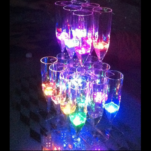 coupe champagne lumineuse led pic2