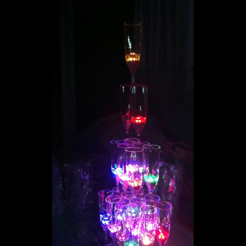 coupe champagne lumineuse led pic3