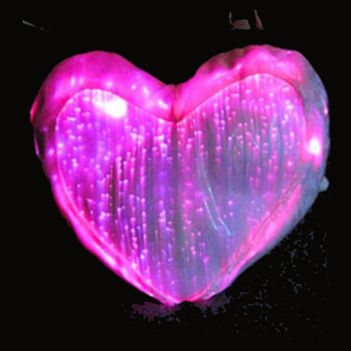 coussin lumineux forme coeur VETLUMYQ10 PIC2