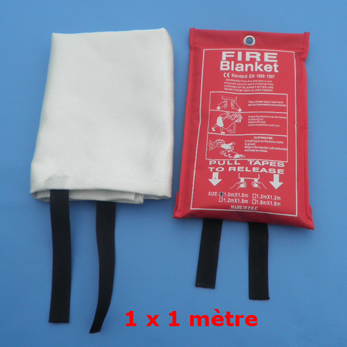 couverture anti feu 1x1m sac