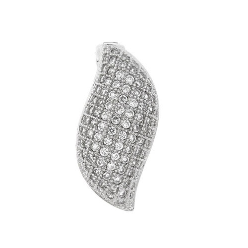 dormeuse femme argent zirconium 8700005 pic2