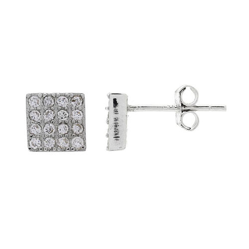 dormeuse femme argent zirconium 8700014