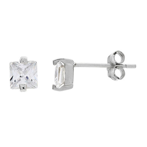 dormeuse femme argent zirconium 8700039