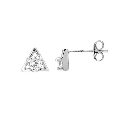 dormeuse femme argent zirconium 8700075