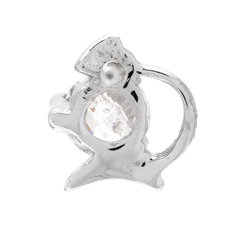 dormeuse femme argent zirconium 8700076 pic4