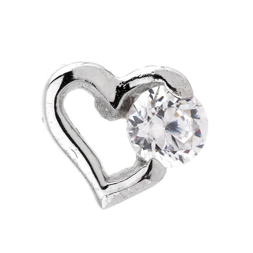 dormeuse femme argent zirconium 8700087 pic2