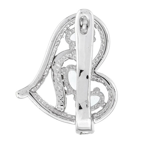 dormeuse femme argent zirconium 8700106 pic4