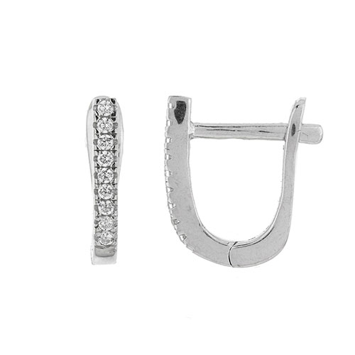 dormeuse femme argent zirconium 8700137