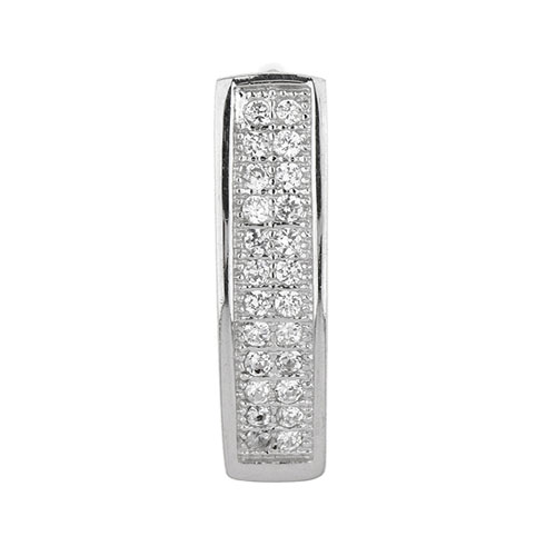 dormeuse femme argent zirconium 8700144 pic2