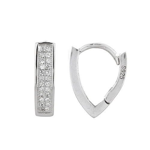 dormeuse femme argent zirconium 8700144