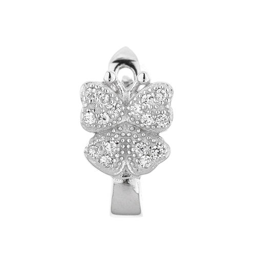 dormeuse femme argent zirconium 8700145 pic2