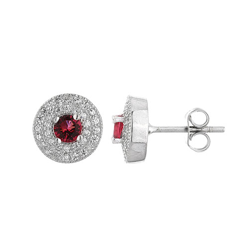dormeuse femme argent zirconium 8700148