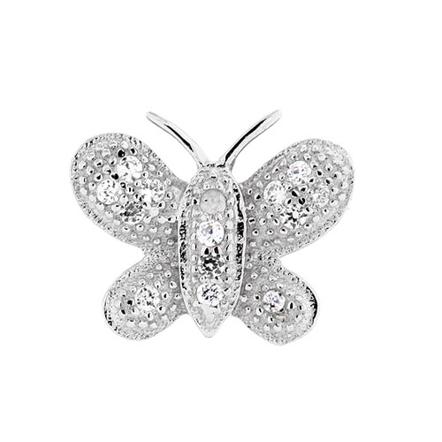 dormeuse femme argent zirconium 8700152 pic2