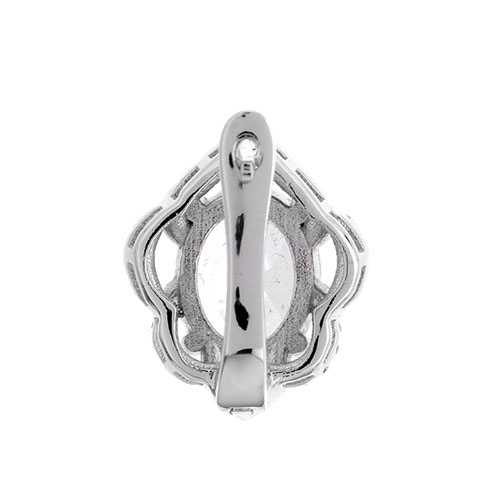 dormeuse femme argent zirconium 8700166 pic4