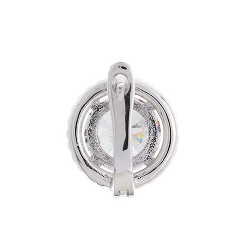 dormeuse femme argent zirconium 8700167 pic4