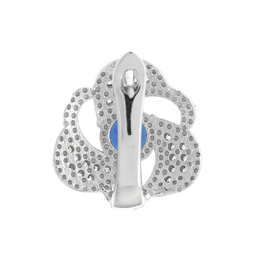 dormeuse femme argent zirconium 8700169 pic4