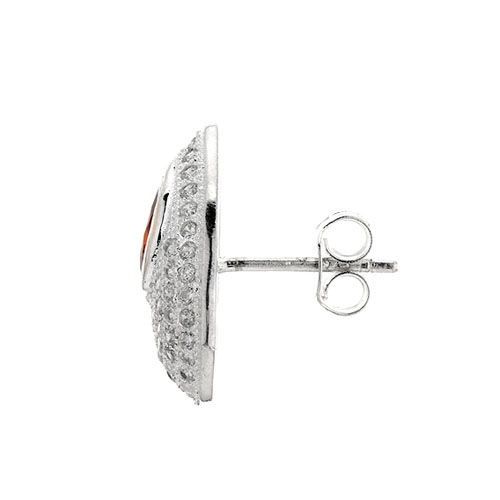 dormeuse femme argent zirconium 8700180 pic3