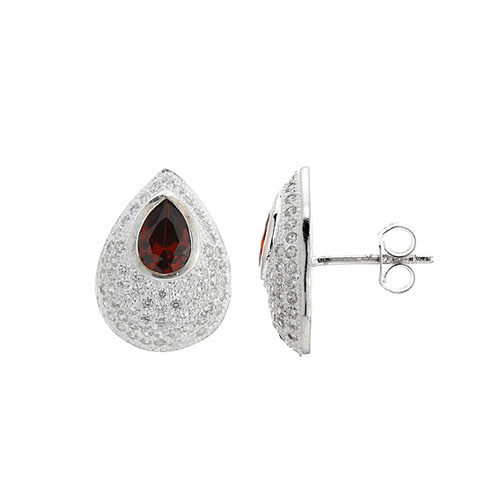 dormeuse femme argent zirconium 8700180