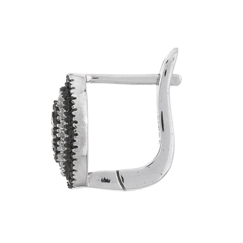 dormeuse femme argent zirconium 8700186 pic3