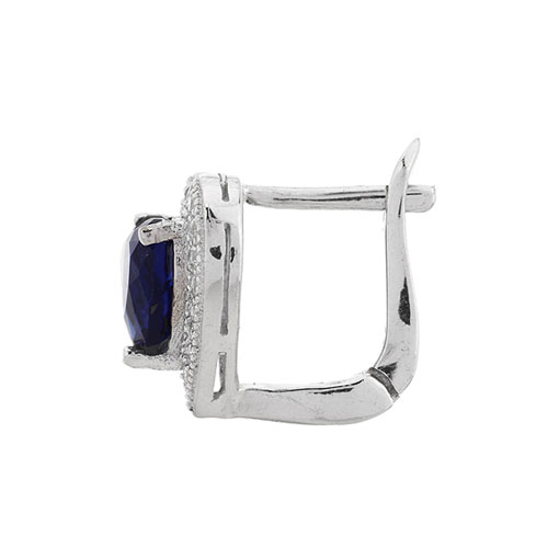 dormeuse femme argent zirconium 8700191 pic3