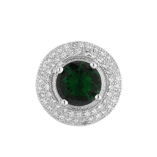 dormeuse femme argent zirconium 8700196 pic2