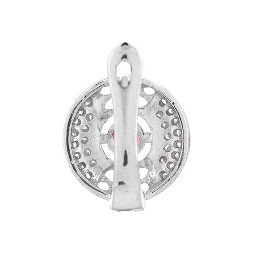 dormeuse femme argent zirconium 8700199 pic4