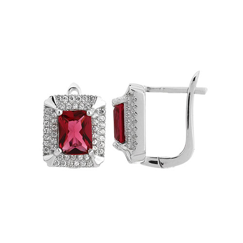 dormeuse femme argent zirconium 8700208