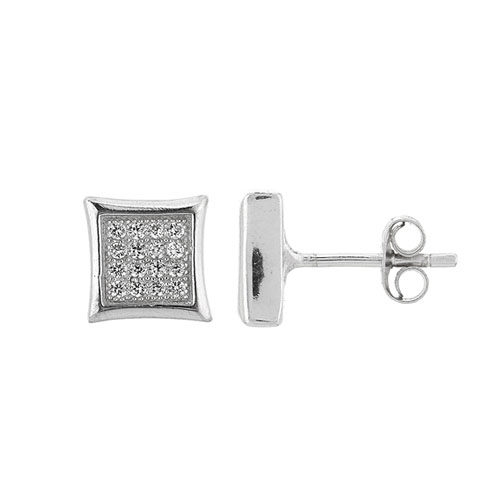 dormeuse femme argent zirconium 8700209