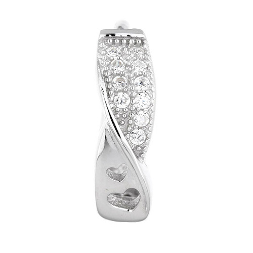 dormeuse femme argent zirconium 8800034 pic2