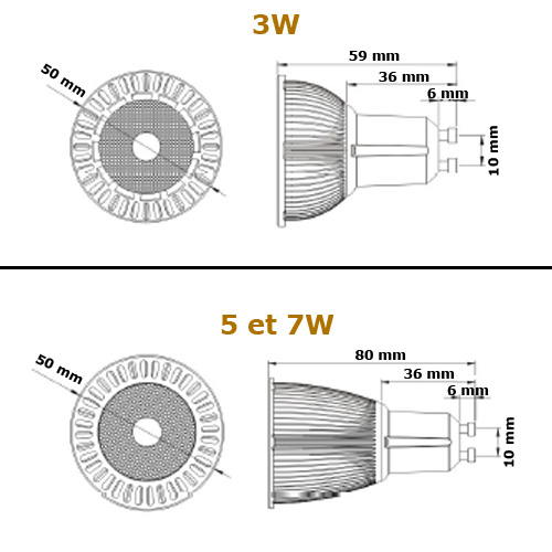 lampe economique led SPOTLED1003 pic2