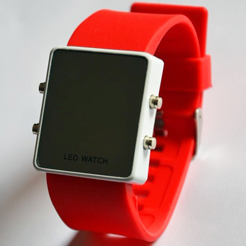 montre couleur affichage led rouge pic5