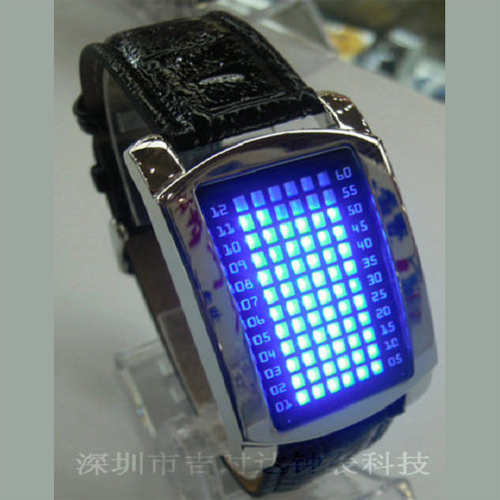 montre metal 72 leds GL1060 pic2