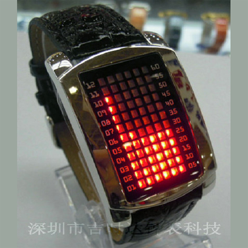 montre metal 72 leds GL1060 pic3