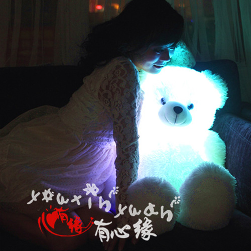 ours en peluche lumineux 80cm pic6