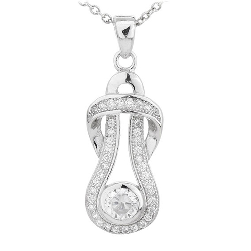 pendentif argent zirconium 8300680
