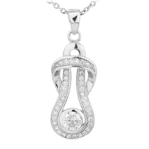 pendentif argent zirconium 8300680