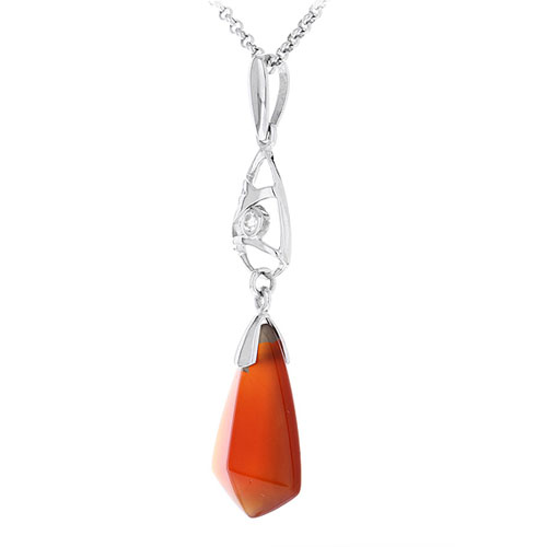 pendentif femme argent agate 8300432 pic2