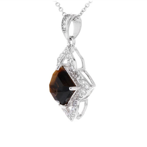 pendentif femme argent diamant 8300359 pic2