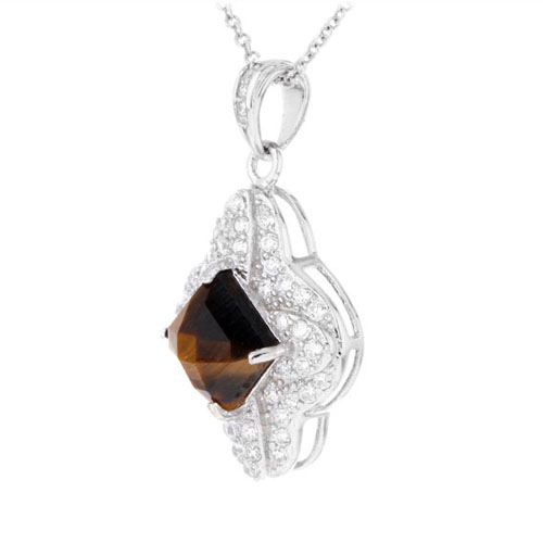 pendentif femme argent diamant 8300361 pic2