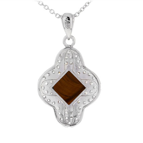 pendentif femme argent diamant 8300361 pic3