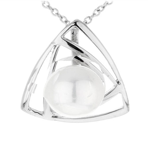 pendentif femme argent perle 8300390