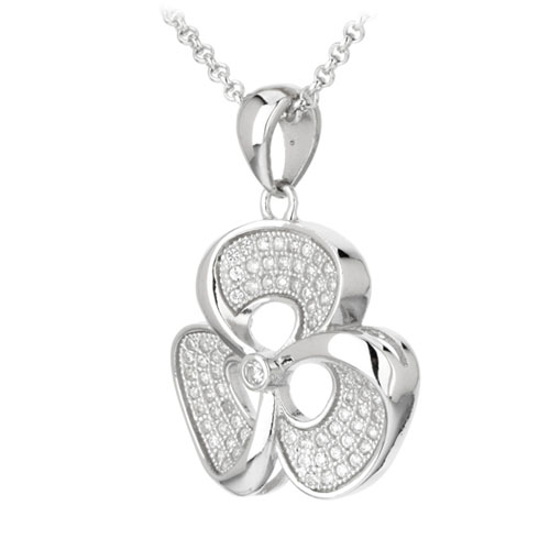 pendentif femme argent zirconium 8300035 pic2