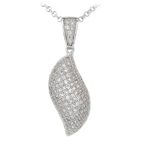 pendentif femme argent zirconium 8300036