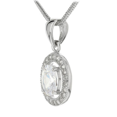 pendentif femme argent zirconium 8300041 pic2