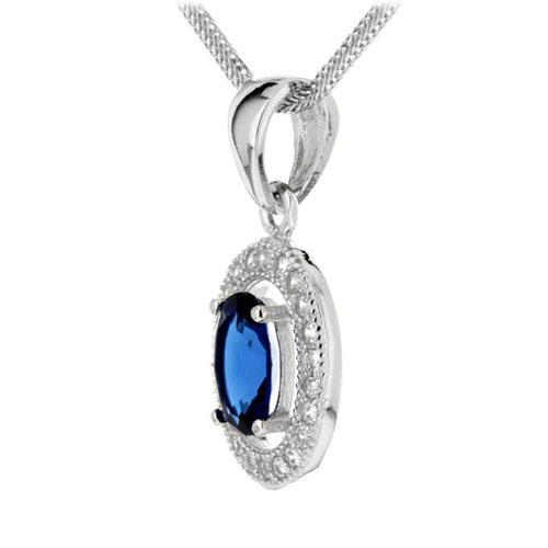 pendentif femme argent zirconium 8300042 pic2