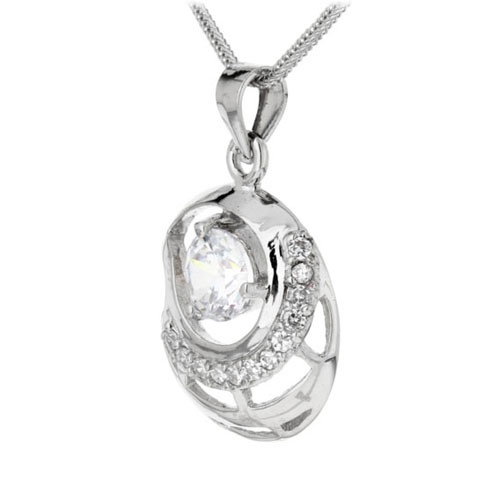 pendentif femme argent zirconium 8300043 pic2