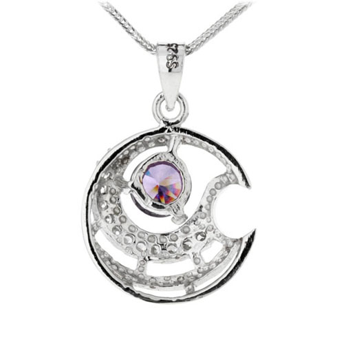 pendentif femme argent zirconium 8300044 pic3